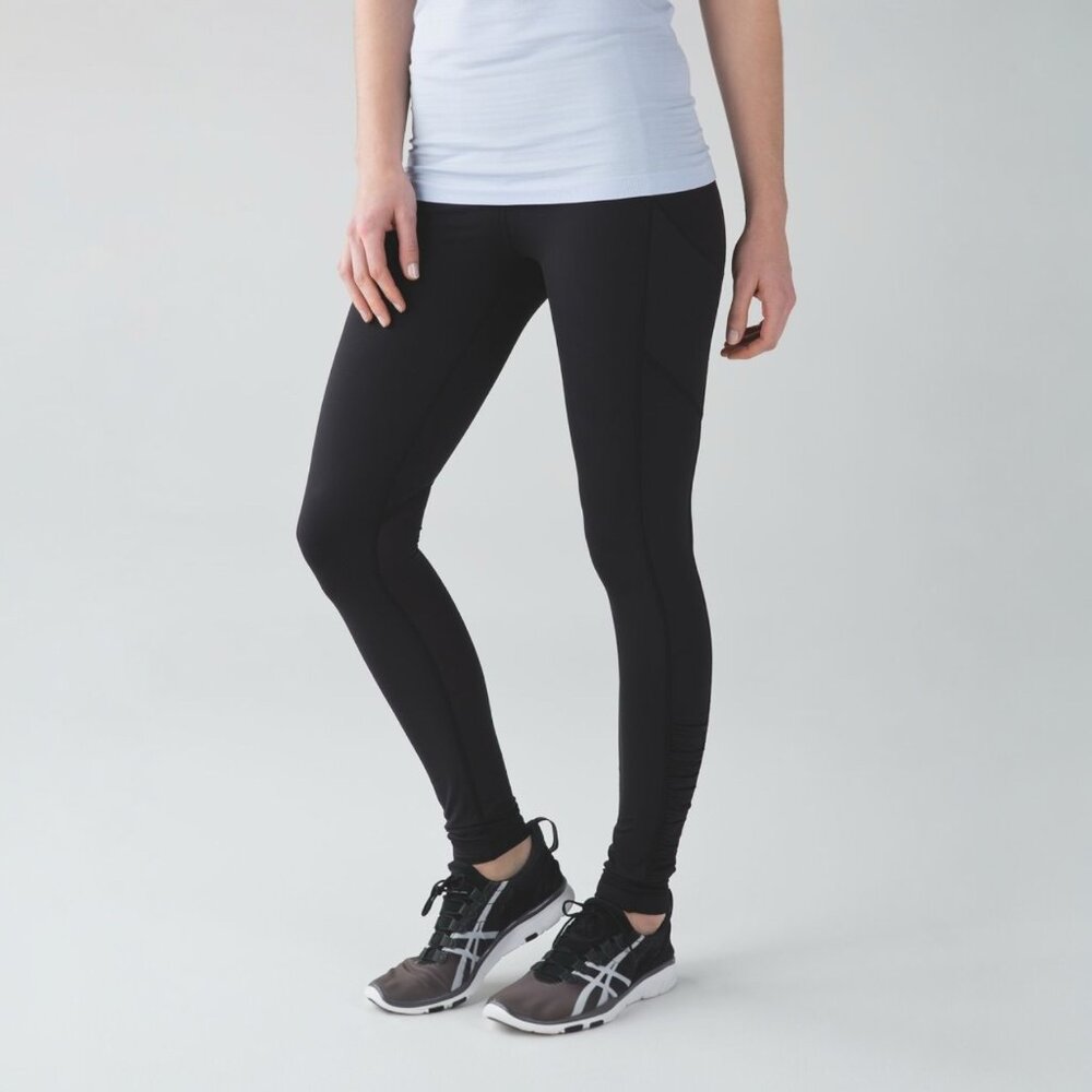 LULULEMON BLACK SPEED TIGHTS IV SIZE 4